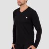 GUESS Czarny męski longsleeve Core Tee
