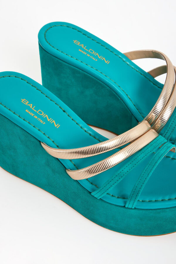 Klapki damskie na koturnie BALDININI