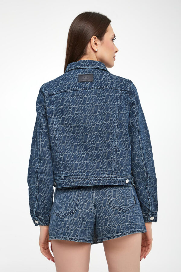 c547f49fc95402e2cf6e57dc15284af8cd13e538 Katana jeansowa damska ARMANI EXCHANGE