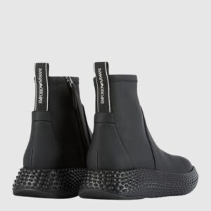 EMPORIO ARMANI Czarne botki damskie