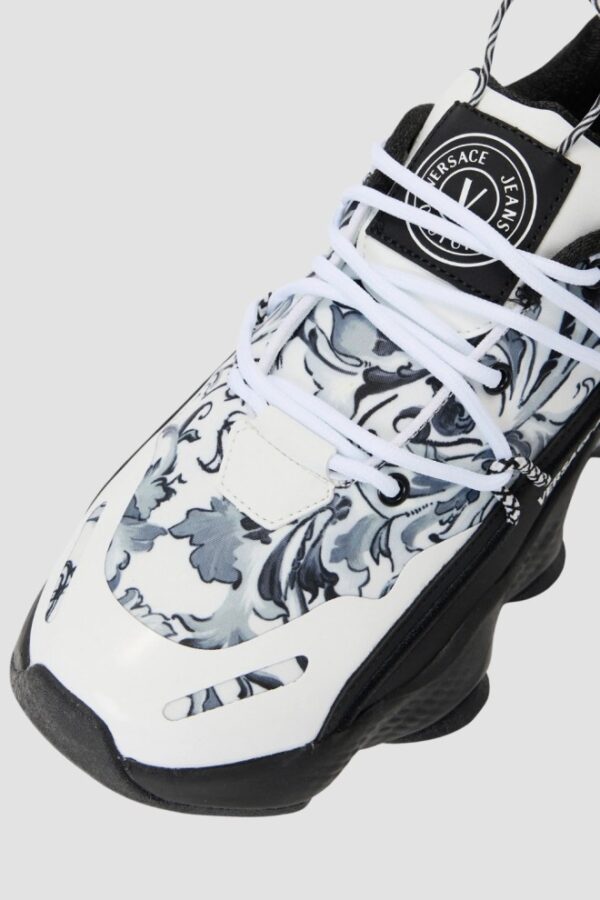 VERSACE JEANS COUTURE Białe męskie sneakersy Fondo Nomo Dis. 15