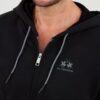 LA MARTINA Czarna męska bluza Hooded Cot