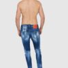 DSQUARED2 Niebieskie jeansy męskie Skater jean, Rozmiar 52