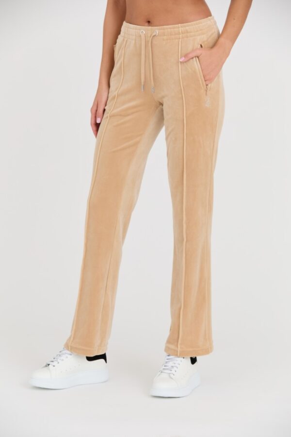 JUICY COUTURE Beżowe damskie spodnie dresowe Tina Track Pants
