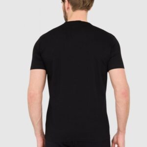 DSQUARED2 Czarny męski t-shirt z bobem marleyem