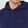 AERONAUTICA MILITARE Granatowa bluza męska z kapturem