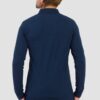 LA MARTINA Granatowy męski longsleeve polo Piquet Stretch