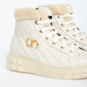 Sneakersy damskie wysokie CESARE CASADEI