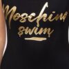 c7d99065a3f166ee1abe7cefb82f0db86dad5ab0 MOSCHINO Czarny jednoczęściowy strój kąpielowy ze złotym logo