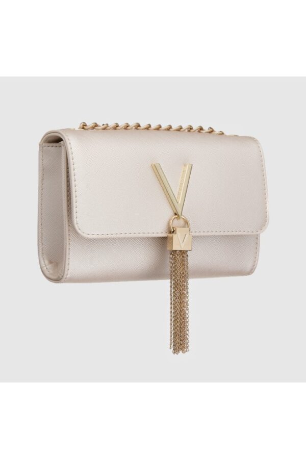 VALENTINO Srebrna kopertówka Divina