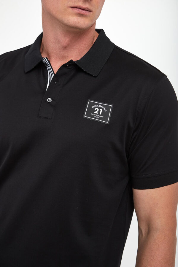 c83a7630f0b0ccc29ca5dcafcdba78f28b973d0e Polo męskie z logo KARL LAGERFELD