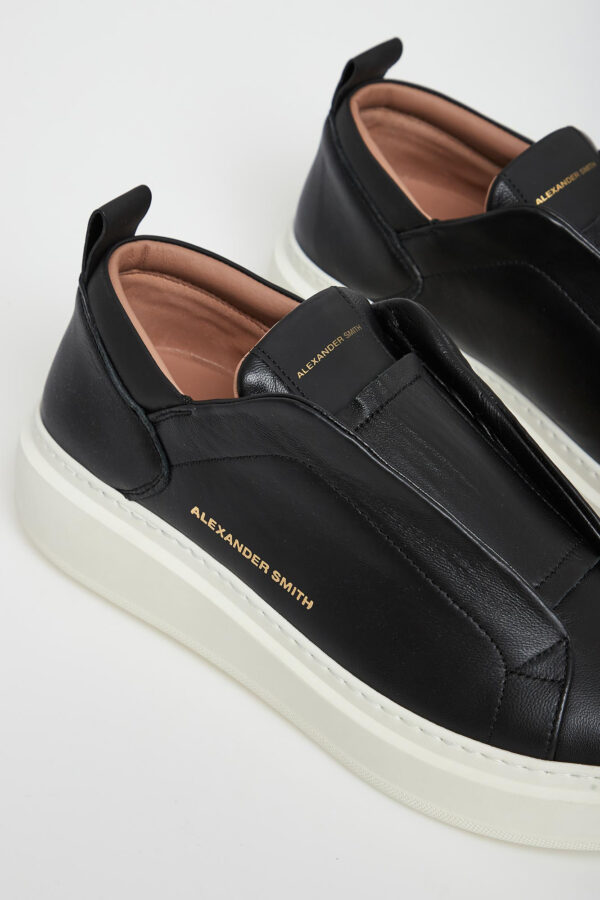 Sneakersy męskie skórzane Slip-On ALEXANDER SMITH