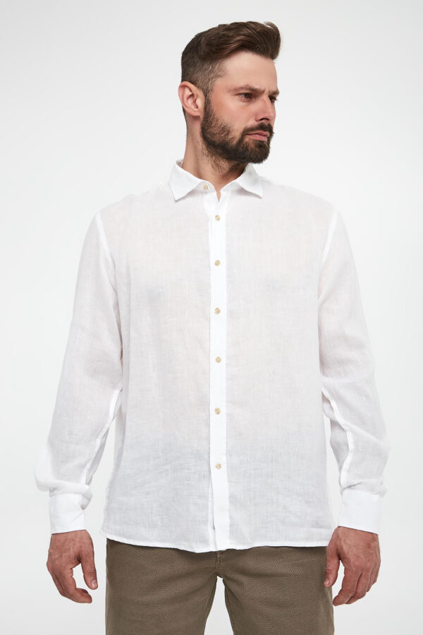 c86cdff733f997dc402f18cb5368db062055b298 Koszula męska lniana LIU JO