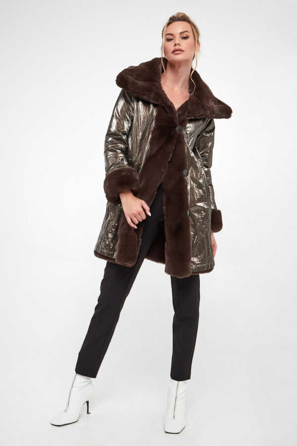 Futro damskie dwustronne JOSEPH RIBKOFF