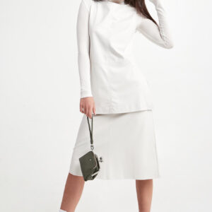 c92660557849dac03b06785007f673c6027eeeaf Top damski z ekoskóry Sagoma MAX MARA LEISURE