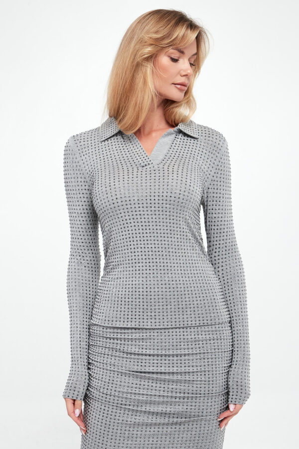 Bluzka damska kryształkami Kooser PINKO