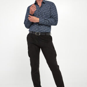 c99f6f71988fd148256e648afb5910f300a19520 Koszula męska z wzorem KARL LAGERFELD