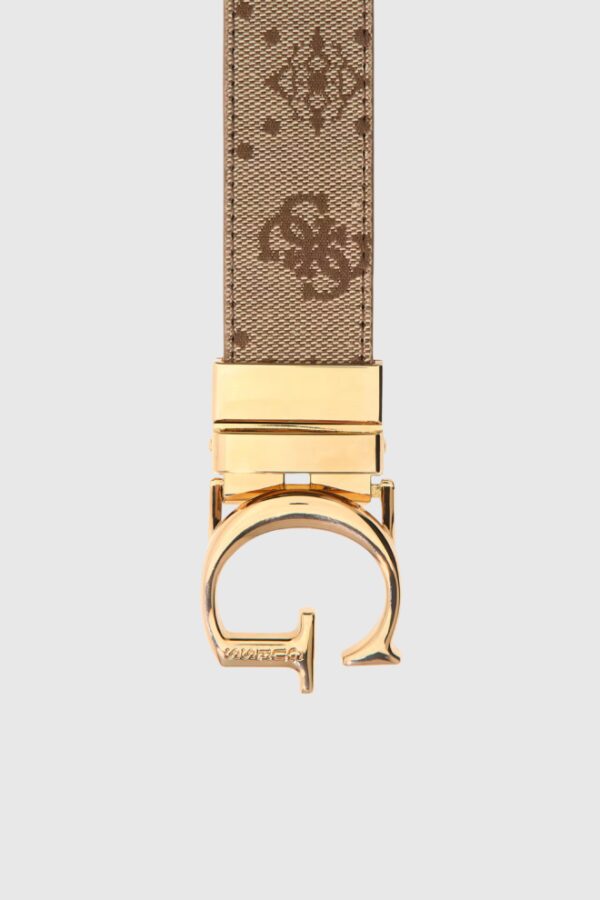 GUESS Beżowy pasek damski Calista H30
