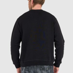 c9d88f5077b501f102be1449a12cc7faace59ab0 DSQUARED2 Czarna bluza męska z logo phys ed