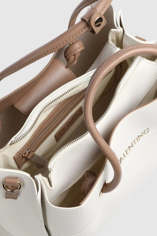 VALENTINO Duża biała torebka Alexia