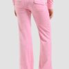 JUICY COUTURE Różowe damskie spodnie dresowe Layla Low Rise Pocket