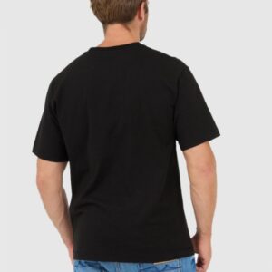 cbd09d89111c6ff13dd55bf9f84d0f6c5c35ff45 KENZO Czarny t-shirt męski z czerwonym nadrukiem