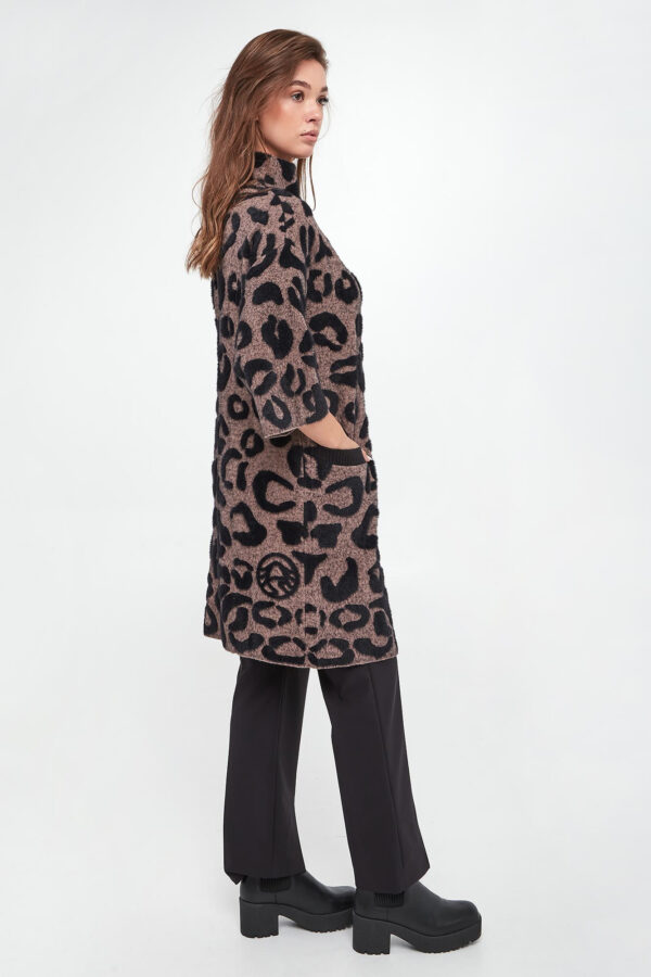 Kardigan damski ze wzorem SPORTA