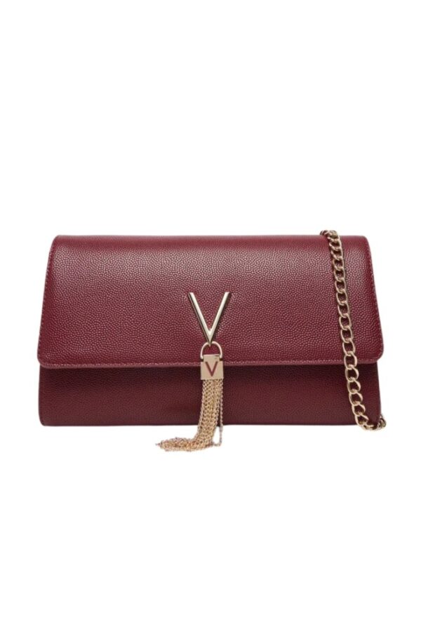 VALENTINO Bordowa kopertówka Pochette