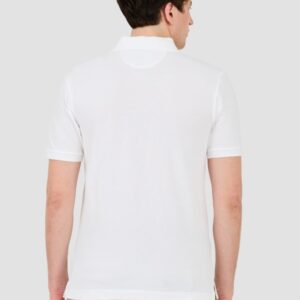 LA MARTINA Białe męskie polo z małym logo