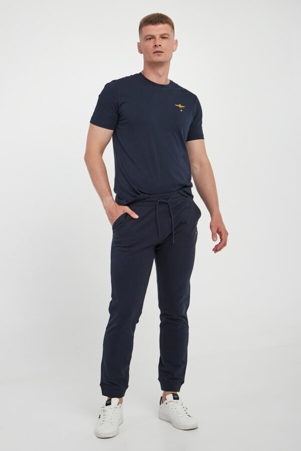 cd3d40b517c6d66f601ab3d709fca09a652ce3e8 T-shirt męski z logo AERONAUTICA MILITARE