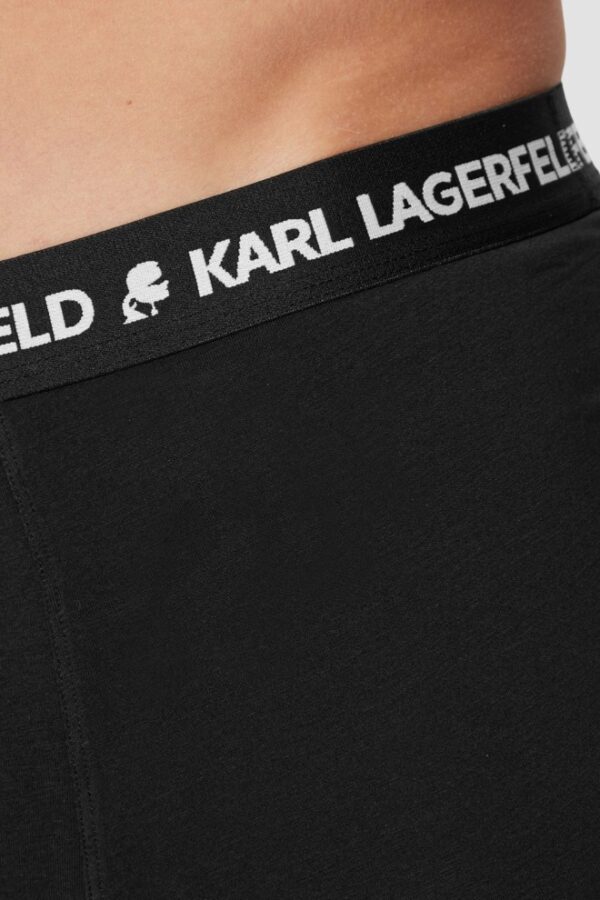 KARL LAGERFELD Czarne męskie bokserki 3PACK