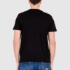 GUESS Czarny bawełniany męski T-shirt slim fit
