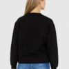 KENZO Czarna bluza damska z aplikacją z logo