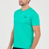 EA7 Zielony męski t-shirt bawełniany
