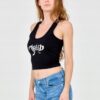 JUICY COUTURE Czarny damski tank top Chrishell