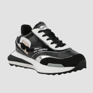 KARL LAGERFELD Czarne sneakersy Zone Ikon Lo Runner