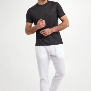 T-shirt męski lniany PAUL&SHARK