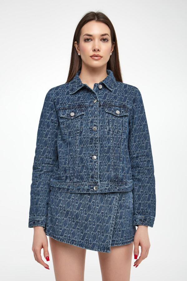 d02bd347b4f2ce014357ed36dfa24d2e249a2d0e Katana jeansowa damska ARMANI EXCHANGE