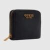 GUESS Mały czarny portfel Arja