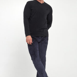 Longsleeve męski z logo KARL LAGERFELD