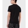 EMPORIO ARMANI T-shirt męski, czarny wyszywane logo