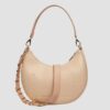 VALENTINO Beżowa torebka księżyc Alexia Hobo Bag