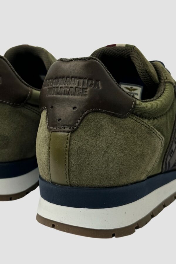 d0ae7178c001989f67e8d3d858e02d786c8f6aaa AERONAUTICA MILITARE Zielone sneakersy męskie Frecce Tricolori