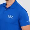 EA7 Niebieska męska koszulka polo Ventus 7