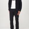 C.P. COMPANY Czarna męska bluza Hooded Open