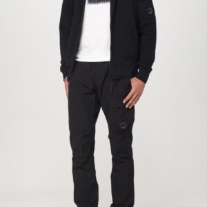 C.P. COMPANY Czarna męska bluza Hooded Open