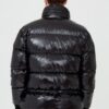 DSQUARED2 Czarna męska kurtka Glossy Puff Kaban, Rozmiar 52