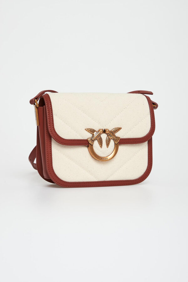 d1338d006144b877adf347e2d250cac84bd525d1 Torebka damska Love Box Bag Mini Canvas Chevron PINKO