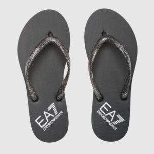 EA7 Czarne klapki japonki