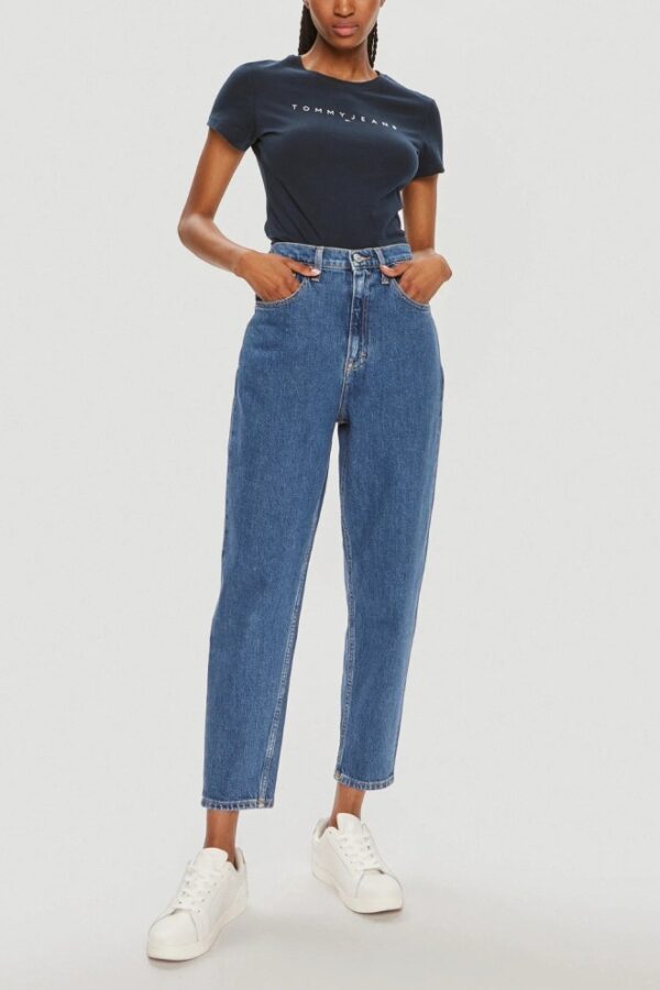 TOMMY JEANS Granatowy damski t-shirt